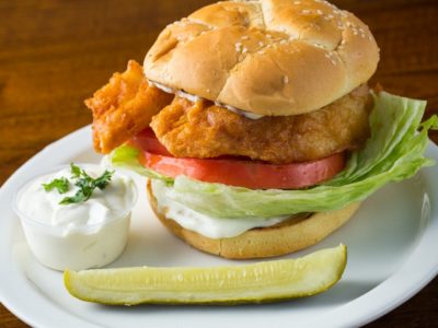crispy fish sandwich