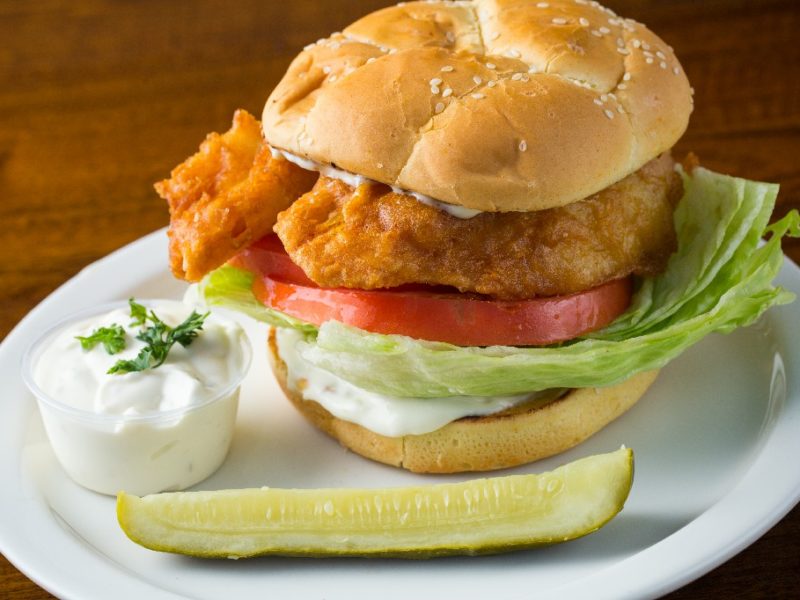 crispy fish sandwich