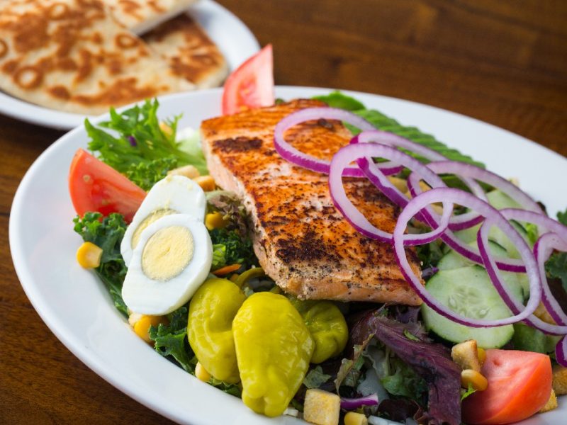 wild salmon salad