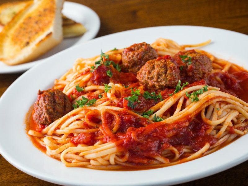 spaghetti meat balls